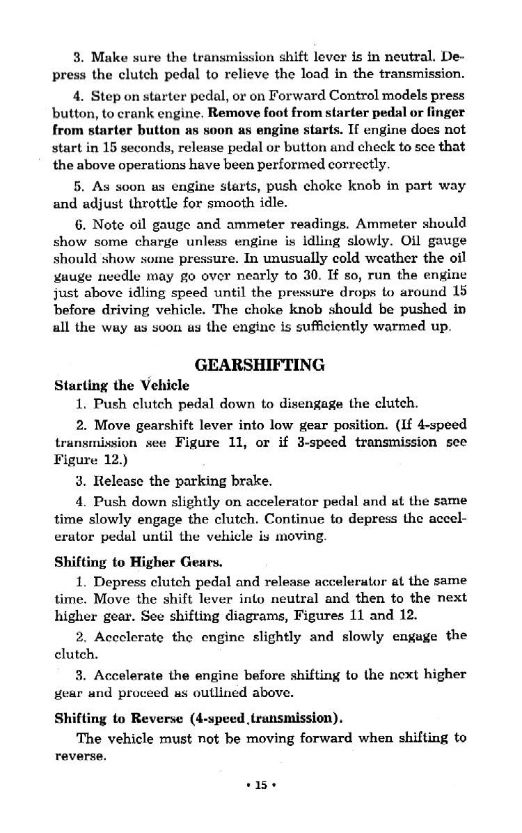 1953 Chevrolet Trucks Operators Manual Page 66